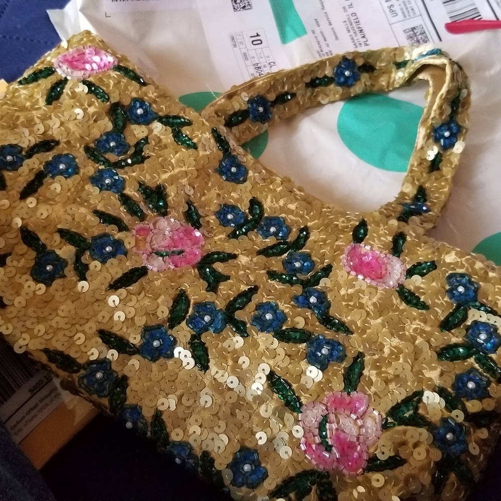 Beautiful sequined purse